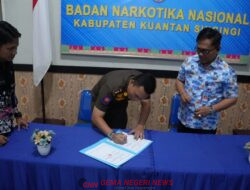 Siap Perangi Narkoba dan Pekat, BNN dan Satpol PP Kuansing Perkuat Sinergitas