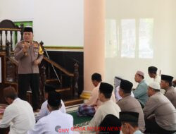 Jelang Idulfitri 1446 H, Kapolres Kaur Lakukan Giat Safari Kamtibmas