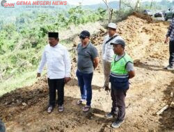 Tinjau Proyek Jalan 6,7 Miliar, Mian: Kalau Ditumbangi Kayak Gini, Habis Jalan