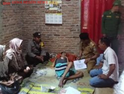 Empat KPM yang Menderita Penyakit Sudah Menahun Desa Tanjung Baru Terima BLT-DD