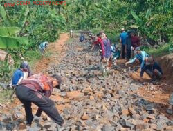 Serah Terima Pembangunan Jalan Telford Desa Pasar Jum’at