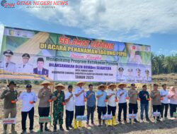 Polsek Singingi Tinjau Penanaman Bibit Jagung Pipil Desa Sungai Sirih