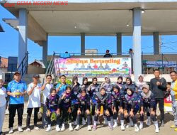 Dalam Rangka HUT ke 55, Desa Tanjung Beringin Gelar Open Turnamen Voly