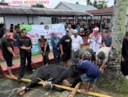Sebagai Wujud Kepedulian Sosial, Lapas Kelas IIA Jambi Laksanakan Kegiatan Pemotongan Hewan Kurban 