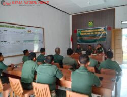 Wujudkan Data Teritorial yang Valid, Koramil 408-04/KS Gelar Ketatalaksanaan Binter TA 2025