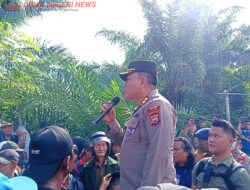 Kapolres Kaur Pimpin Langsung Pengamanan Aksi FPWKBS dan ASBS ke PT. DSJ