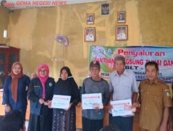 16 Keluarga di Desa Sinar Banten Terima BLT Dana Desa Triwulan II 2025