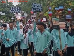 GEBYAR HUT KE-34 SMKN 2 TELUK KUANTAN MERIAH: Jalan Santai, Games Seru, dan Doorprize Warnai Perayaan