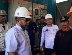 Gubernur Helmi Hasan Tinjau PLTD Pulau Enggano, Dua Mesin Rusak Akan Diusulkan Penggantian