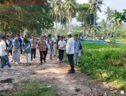 Wabup Kaur Tinjau Persiapan Pembangunan Kampung Nelayan Merah Putih di Desa Merpas