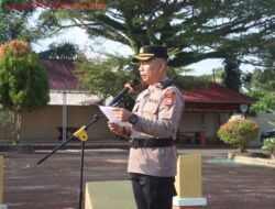 Polres Kaur Gelar Apel Kesiapsiagaan Hadapi Ancaman Karhutla 2025