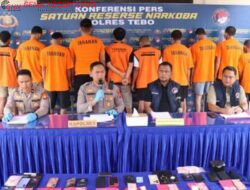 Polres Tebo Ungkap 14 Kasus Narkoba Selama Juni-Juli 2025, 21 Tersangka Diamankan