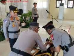 Polres Kaur Gelar Sertijab dan Pisah Sambut Sejumlah Pejabat Utama dan Kapolsek