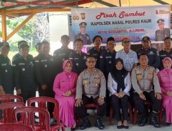 Pisah Sambut Kapolsek Nasal, Kapolres Kaur Tekankan Sinergi dengan Masyarakat