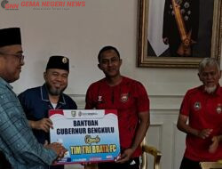 Tri Brata FC Torehkan Sejarah, Gubernur Helmi Hasan Hadiahi Renovasi Stadion