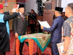 Wabup Kaur Lantik Dr. Ir. Hifthario Syahputra sebagai Pj Sekda
