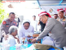 Wakapolri Beri Perhatian Khusus kepada Biarawati dan Lansia di Bakti Sosial Polsek Genuk