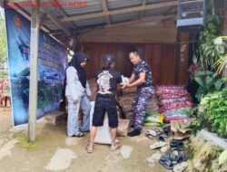 HUT ke-80 TNI, Posal Linau Hadirkan Pasar Murah untuk Warga Pesisir