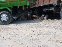 Kecelakaan Tunggal Kembali Terjadi di Jalan Simpang Sambung – Sungai Bawang, Diduga Akibat Jalan Rusak Parah