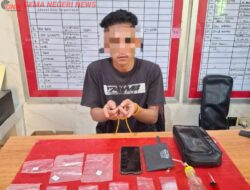 Tim Mata Elang Polres Kuansing Ringkus Pengedar Sabu 10,35 Gram di Sungai Jering