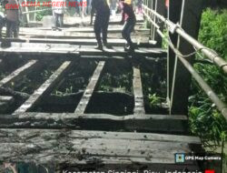 Progres Perbaikan Jembatan Air Emas – Sungai Bawang Hampir Rampung, Besok Dibuka Kembali