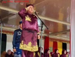 Bupati Suhardiman Amby Pimpin Upacara HUT ke-26 Kuansing, Ajak Masyarakat Bangun Negeri Beradat dan Bermarwah