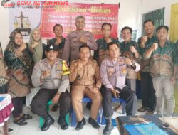 Pemdes Batulungun Gelar Sosialisasi Hukum Bersama Kejaksaan dan Polsek Nasal