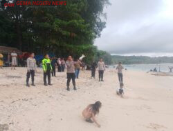 Pengunjung Pantai Laguna Merpas Diimbau Tidak Mandi di Laut dan Hindari Kembang Api Saat Pergantian Tahun