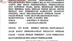 Operasi Pasar Murah Ramadan 2026 di Kuansing, Kadis Ungkap Komoditas hingga Keterbatasan Program