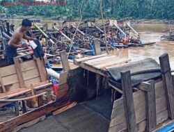 Aktivitas PETI di Cerenti Marak Lagi, Nama Ijul’ Diduga Jadi Penampung Emas di Pulau Bayur