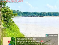 Di Tengah Operasi Penertiban di Cerenti, Belasan Rakit Diduga PETI di Inuman Terekam; Konsistensi Penegakan Hukum Dipertanyakan