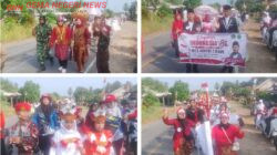 Merah Putih Menguasai Jalanan Nasal, Karnaval Budaya Buka Semarak HUT RI ke-81 di Kaur