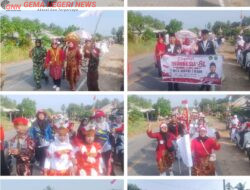 Merah Putih Menguasai Jalanan Nasal, Karnaval Budaya Buka Semarak HUT RI ke-81 di Kaur