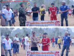 Adu Penalti Menjadi Penentu, Tanjung Betuah FC Pelugay Juara Turnamen Sepak Bola HUT RI ke-81 di Nasal