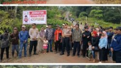 Gotong Royong Rehab Jembatan Merah Putih, Kapolres Kaur Turun Langsung Bersama Warga Nasal