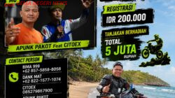 Ribuan Rider dan Gen Z Se-Nusantara Serbu Pantai Merpas, HUT RI ke-81 dan PT RCI Nasal Digelar Meriah