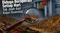 PETI Beroperasi Setiap Hari Tak Jauh dari Kejari Kuansing, Siapa yang Mengawasi?