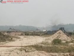Ratusan Rakit PETI Diduga Mengamuk di Rawa Kuantan Hilir Seberang, Pengawasan APH Dipertanyakan